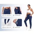 thumbnail image 4 of Rosvigor Yoga Joggers Women Athletic Leggings Pants Elastic Crossover High Waisted Tapered Lounge Pants with Pockets, 4 of 7