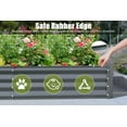 thumbnail image 5 of Domi Galvanized Raised Garden Bed ,Large Metal Planter Box for Growing Vegetables, Fruits, and Flowers Outdoors, Gray, 8x4x1ft, 5 of 7