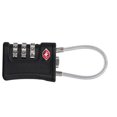 thumbnail image 2 of TSA Luggage Locks Resettable 3 Digit TSA Combination Padlock for Office Gym Locker Suitcase Black, 2 of 2