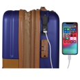 thumbnail image 4 of Dejuno Garland Hardside 3-Piece Spinner Luggage Set With USB Port - Burgundy, 4 of 7