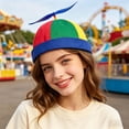 thumbnail image 2 of Yuanlong Unisex Baseball Cap Summer Sun Hat With Detachable Propeller Adjustable Classic Sports Headwear, 2 of 5