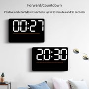 SDFGTstore Contemporary Digital Clock Multifunctional Display Temperature Sensors Count Down