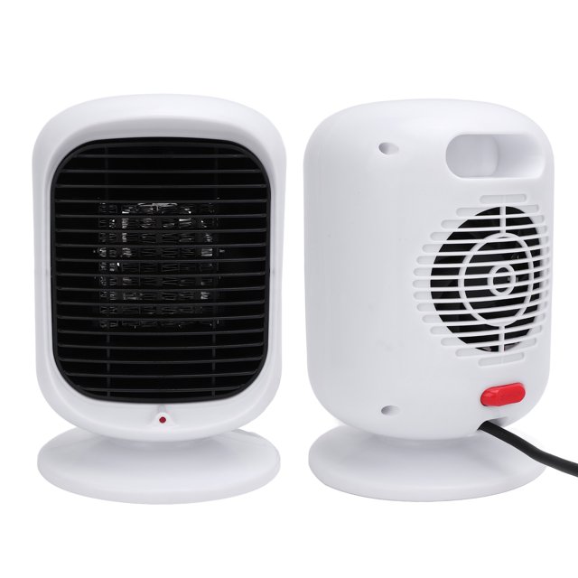 Calentador Eléctrico Portátil, Calentador de Mesa de Calentamiento Rápido de 600 W, Calentador de Escrito Eléctrico, Calentador de Hábito Silencioso y de