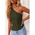thumbnail image 4 of Musculosa PRETTYGARDEN Mujer Verano 2025 Y2K Un Hombro, 4 of 5