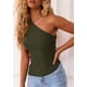thumbnail image 4 of Musculosa PRETTYGARDEN Mujer Verano 2025 Y2K Un Hombro, 4 of 5