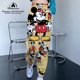 thumbnail image 1 of Pantalones recortados informales para mujer, pantalones deportivos Unisex, de la marca Disney, Stitch y Mickey, estilo callejero, para pies pequeños, combinan con todo, novedad de otoño, 1 of 5
