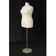 thumbnail image 2 of ROXYDISPLAY™ Display Female Body Form, Jersey Form with Base+Cap, Solid Foam. (JF-F18/20W+BS-04), 2 of 4