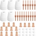 thumbnail image 1 of 50 Puntas de Corte de Plasma PT-31 Compatibles con CUT-45, CUT-50, CT-312, MIG205MP. Consumibles para Cortadora de Plasma con Soplete., 1 of 5