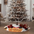 thumbnail image 4 of Rateoe Autumn Gnomes Pattern Christmas Tree Skirt with Ties, Christmas Tree Decorations, Farmhouse Christmas Decor Xmas Holiday Decorations-48", 4 of 6