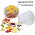 thumbnail image 4 of Silicone Steamer Liners Dehydrator Sheets, 6pcs Bamboo Steamer Liner 10 Inch Fruit Dehydrator Non Stick Reusable Mesh Baking Mat, 4 of 5