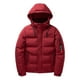 thumbnail image 1 of Gibobby Chamarras para hombre chamarra acolchada para hombre, ligera, con capucha(Rojo,M), 1 of 3