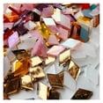 thumbnail image 7 of 115g/4oz (Approx. 200pcs) Rhombic Mica Mosaic Tiles Translucent Micaceous Tile DIY Craft Materials Candleholder/Lampshade/Window, 7 of 7