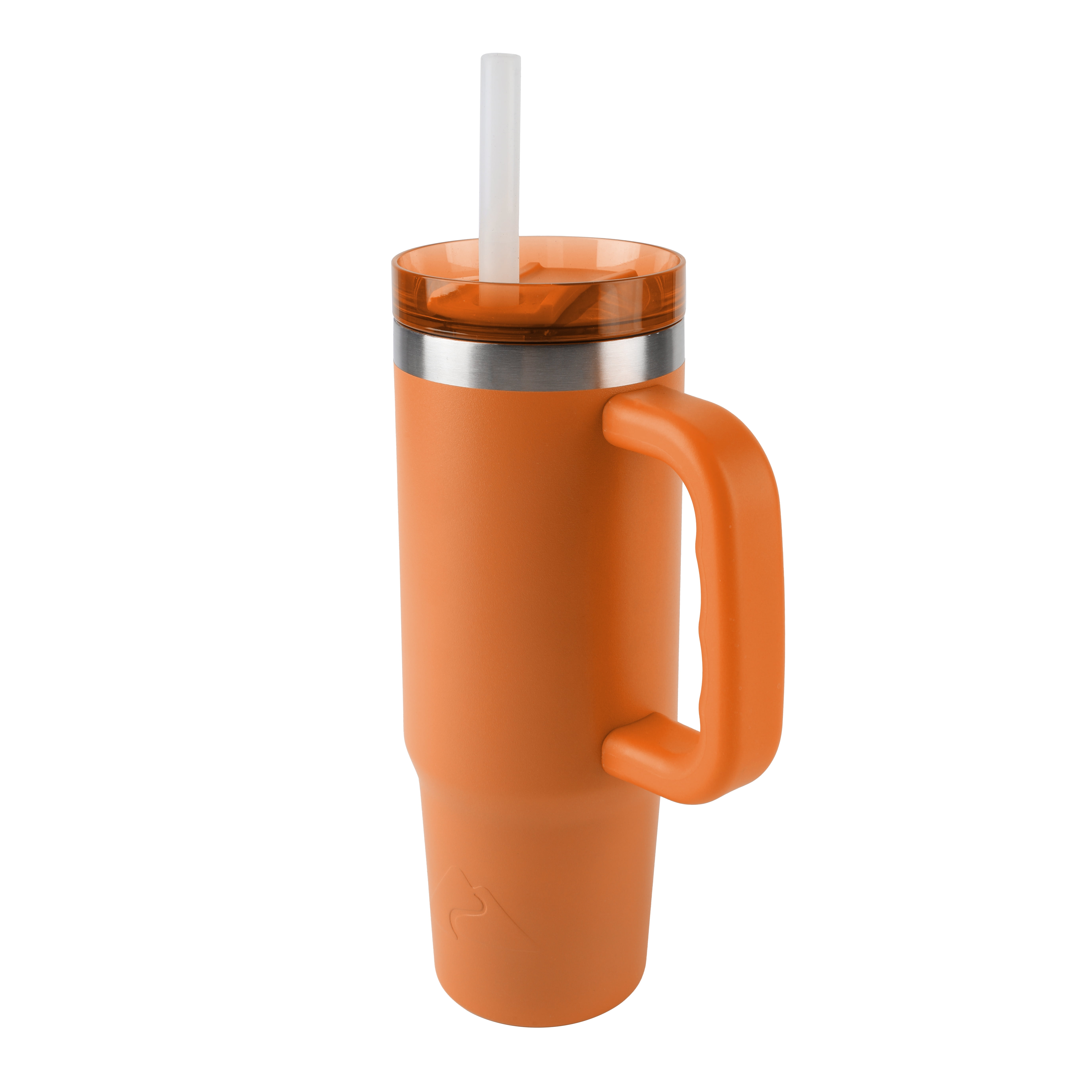 Ozark Trail 30 oz Stainless Steel Insulated Tumbler with Handle, Burnt Orange