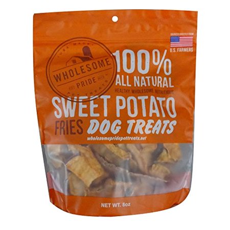 Usa Natural - Wholesome Pride Wholesome Pride 8oz Bag of Sweet Potato Fries for Dogs- Dog Chews 100% all natural and made in the USA