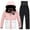 Snow Suits for Girls Boys-Z03 Pink, variant on Snow Suits for Girls Boys Waterproof Insulated Kids Ski Suit 2 Piece Windproof Thicken Warm Snowsuit Teen Going Out Snowboarding Sets Unisex Snow Jacket & Ski Pants 5 Years