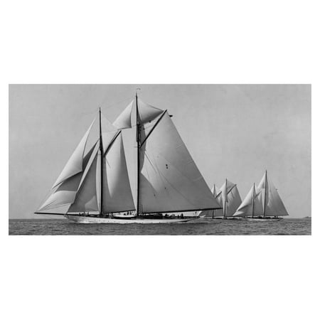 - Global Gallery's 'Schooner Race' By Edwin Levick Unframed Giclee on Paper Print
