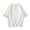 White, variant on Men's Loose T-shirts Traditional Tang Kung Fu Style Tops Colorblock Short Sleeve Round Neck Pullover Summer Tees (M, White)