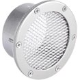 thumbnail image 2 of Duct Grille Vent, Universal Car Racing Air Bumper Vent Inlet, Universal Bumper Air Vent for Cold Air Intake (Silver), 2 of 5