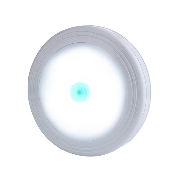 Lámpara LED de noche práctica para armario, iluminación práctica para pasillos, uso diario en casa (luz blanca, con batería)