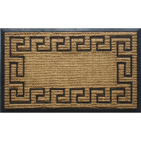 Key Door Mat - Home & More Greek Key Doormat