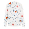 thumbnail image 4 of 2023 Chandail en Molleton de Mode pour Femmes 50 % de Rabais Liquidation Hauts à Manches Longues Col Rond Imprimé Blouse Régulière, 4 of 4
