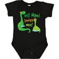 thumbnail image 3 of Inktastic My Nani Loves Me Grandson Dinosaur Boys Baby Bodysuit, 3 of 5