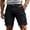 b-210Black856, variant on PIMSSY Men Shorts Solid Color Casual Workwear Shorts For Everyday Comfort Lightweight Shorts With Flexible Fit And Breathable Fabric Summer Outdoor Male Holiday Bottoms