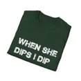 thumbnail image 4 of I Put My Baby On My Hip | When She Dips Unisex Softstyle T-Shirt, 4 of 4