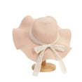 thumbnail image 5 of SikaFu New Lace Ribbon Straw Hat Lady Fashion Temperament Bow Hats Simple Seaside Lace Sun Hat, 5 of 6