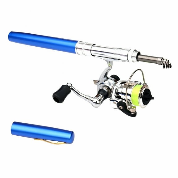 BESTSKY 1.0/1.4/1.6M Pocket Pen Baitcasting Rods Pole Fishing Reel Set Combos Pesca
