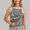 Black, variant on Women’s Tanks Casual Striped Top for Summer Everyday Wear Breathable Soft Stretchy Round Neck Sleeveless Top for Versatile Outfits Coffee M