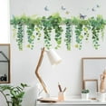 thumbnail image 3 of Flower Vine Green Plant Butterfly Wall Stickers Living Room Bedroom Decoration Mural Home Decor Beautify Self-adhesive Wallpaper, 3 of 6