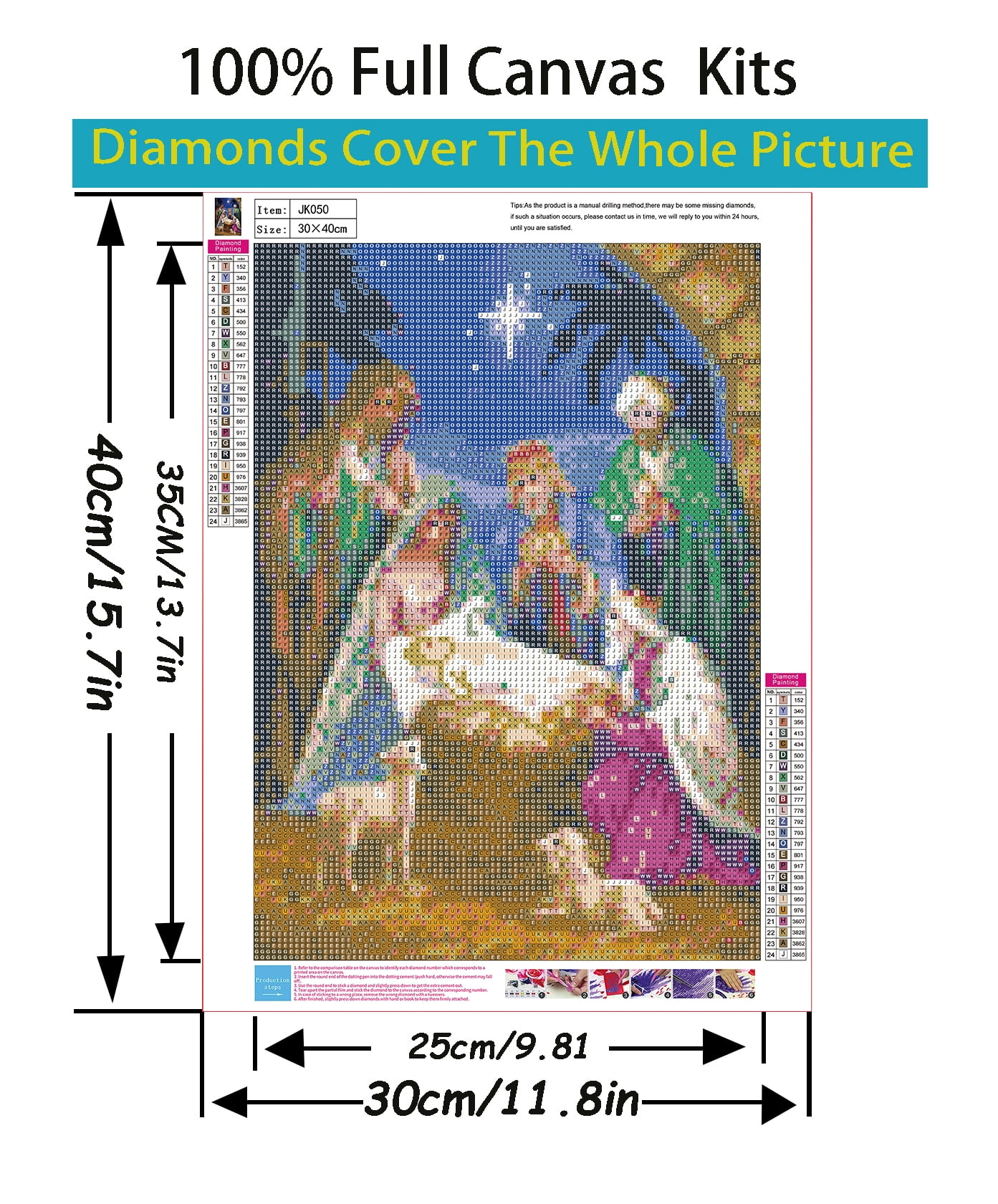 5D Jesus Diamond Painting Kits for Adults Beginner,DIY Christmas Nativity Scene Diamond Art,Full Round Drill Religious Gem Art Kits, Home Wall Decor