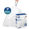 thumbnail image 5 of Bolsas de basura MENJITO Code P, 50 unidades, 30 L-60 L, 1,2 mil de grosor, 5 of 5