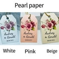 thumbnail image 4 of Etiquetas de boda personalizadas, etiquetas de favores de dulces, personalizadas, cumpleaños, bautismo, su foto-papel perlado, 3x5cm, 100 unids/set, 4 of 4