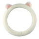 thumbnail image 4 of Funda de volante de felpa con forma de gato, accesorio blanco, elegante, fácil de instalar, anti 40cm, 4 of 8