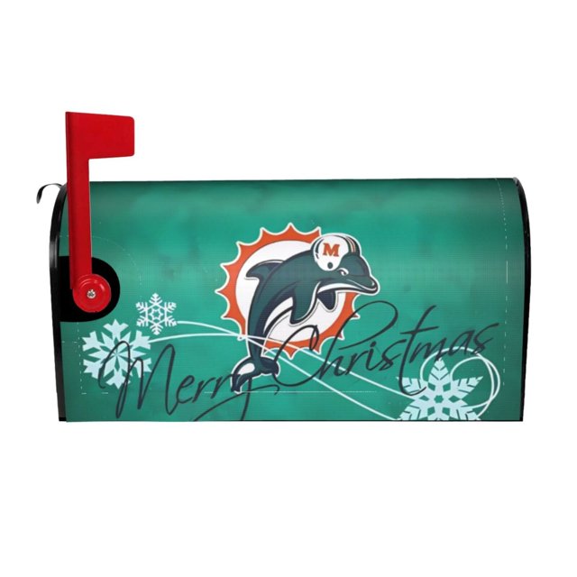 Funda para buzón de correo con protección solar, magnética, impermeable, con estampado de doble cara de equipo de fútbol, funda decorativa para buzón de correo, funda protectora solar para buzón de