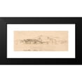 thumbnail image 2 of Cornelius Varley 14x8 Black Modern Framed Museum Art Print Titled - Muckross Abbey, Killarney (1808), 2 of 5