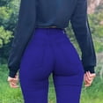 thumbnail image 1 of Pantalones vaqueros ajustados de talla grande para mujer, pantalones pitillo elásticos de cintura alta, Sexy, ropa de calle a la moda, pantalones vaqueros informales ajustados, 1 of 5