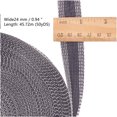 thumbnail image 2 of Tignapoo Ruban Polyester Noir 50m pour Rideaux, Pantalons et Jupes - Largeur 24mm, 2 of 7