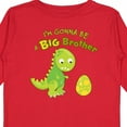 thumbnail image 4 of Inktastic I'm Gonna Be a Big Brother-dino Boys Long Sleeve Toddler T-Shirt, 4 of 5