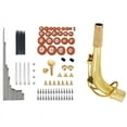 thumbnail image 1 of Saxophone Alto Saxophone Tour de Cou Matériau en Laiton Accessoire avec 119 Pcs Pièces de Réparation Accessoires, 1 of 6