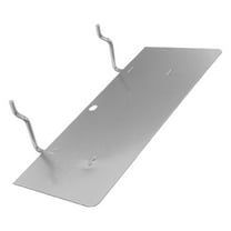 LEORX Nursery Peg Shelf Pegboard Shelf Silver Iron Heavy Duty for Garage 1 Set