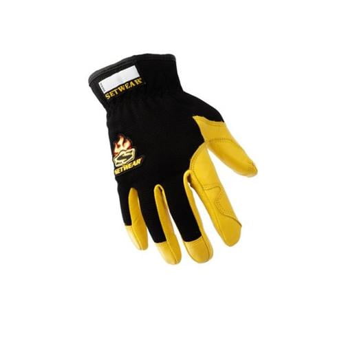 SetWear SWP-09-008 Pro Leather Glove, Tan, Small