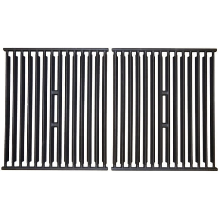 2pc Matte Cast Iron Cooking Grid for Broil King and Broil King Crown Gas Grills 25.5"