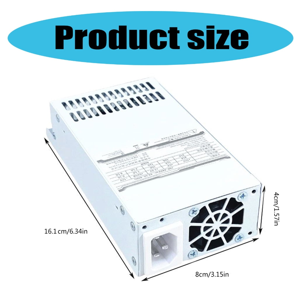 POPLIS Modular Interfaces 400W White Full Module Small 1U Computer Power Supply