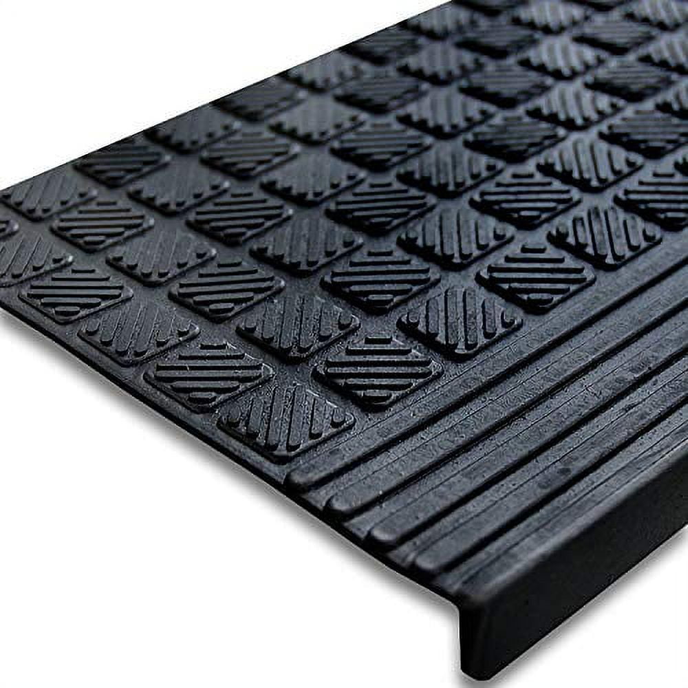 Ottomanson Rubber Collection Non-Slip Design Rubber Stair