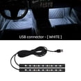 thumbnail image 1 of Crazyview USB 5V LED Car Interior Footwell Lights, RGB Ambient Atmosphere Lighting Kit, 2 Strip Multi-Color LED Underdash Lamps for Vehicle Accent Decor, 1 of 8