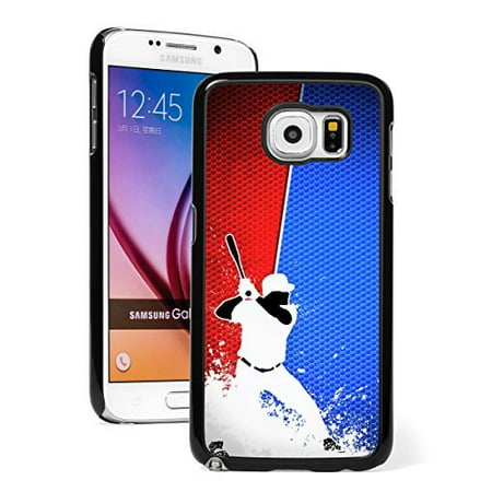 Samsung Galaxy Note 5 Hard Back Case Cover Blue Red Baseball Player
