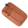 thumbnail image 2 of Bolsa de almacenamiento impermeable organizador de cuero artificial marrón zhang ming para Vespa gts300 GTS LX LXV, 2 of 5